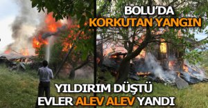 YILDIRIM DÜŞTÜ, ALEV ALEV YANDILAR