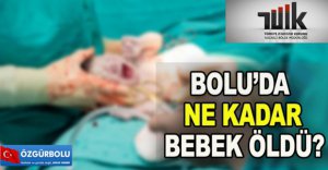 BOLU’DA NE KADAR BEBEK ÖLDÜ?