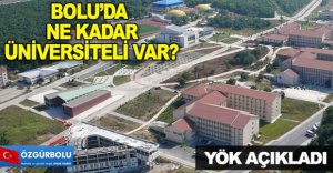BOLU’DA NE KADAR ÜNİVERSİTELİ VAR?