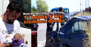 BOLU'DA TRAFİK KAZASI: 6 YARALI