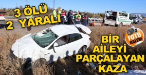 BOLU'DA YÜREK YAKAN KAZA