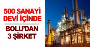 BOLU'DAN 3 SANAYİ DEVİ