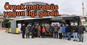 BOLULU'DAN METROBÜSE YOĞUN İLGİ