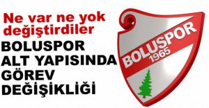 BOLUSPOR ALT YAPISINDA DEĞİŞİKLİK