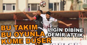 BOLUSPOR LİGİN DİBİNE DEMİR ATTI