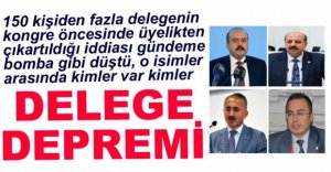 BOLUSPOR'DA DELEGE DEPREMİ