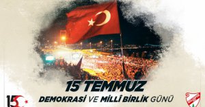 BOLUSPOR'DAN 15 TEMMUZ MESAJI