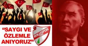 BOLUSPOR'DAN 29 EKİM MESAJI