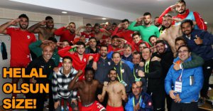 BOLUSPOR'DAN GALİBİYET POZU