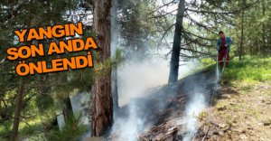 BÜYÜK BİR YANGIN ÖNLENDİ