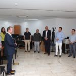 BAŞKAN ÖZCAN PERSONELLE BAYRAMLAŞTI