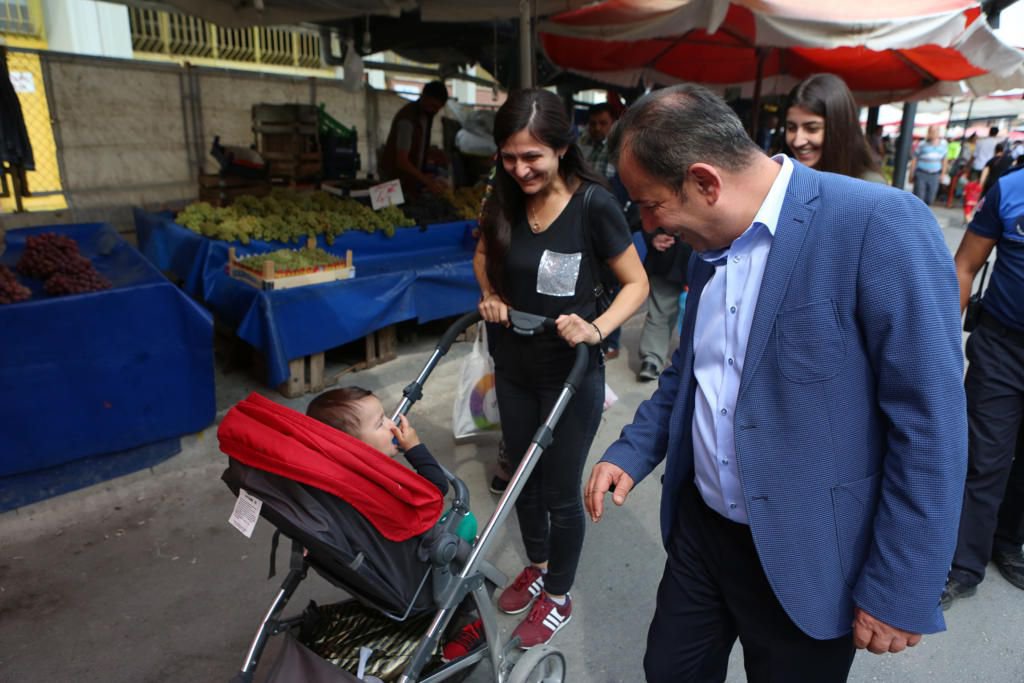 BAŞKAN ÖZCAN'DAN ESNAF ZİYARETİ