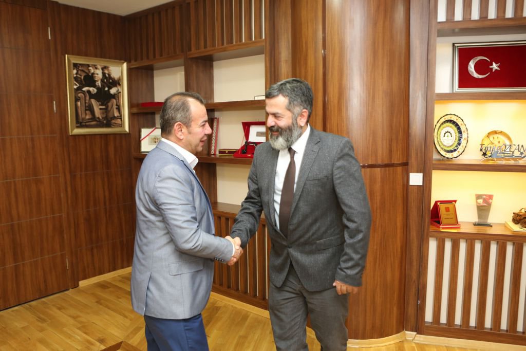 BGC YÖNETİMİ BAŞKAN ÖZCAN'I ZİYARET ETTİ