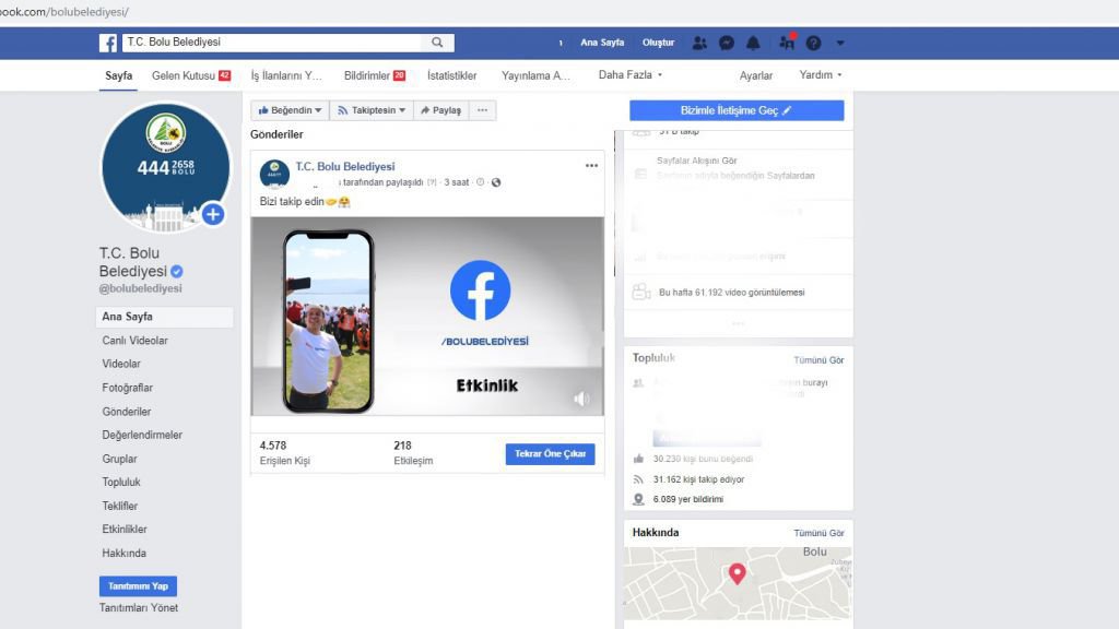 BOLU BELEDİYESİ'NDEN ÇAĞRI