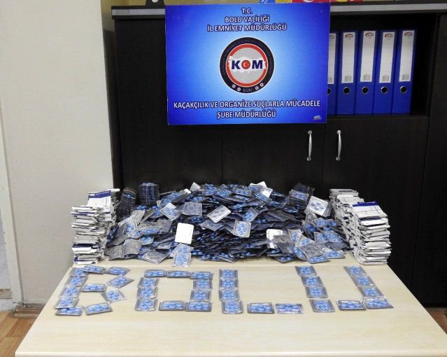BOLU'DA CİNSEL GÜCÜ ARTTIRICI HAP OPERASYONU