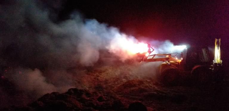 BOLU'DA İKİ FARKLI YANGINDA ALEVLER KORKUTTU