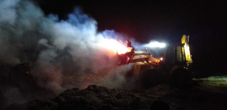 BOLU'DA İKİ FARKLI YANGINDA ALEVLER KORKUTTU