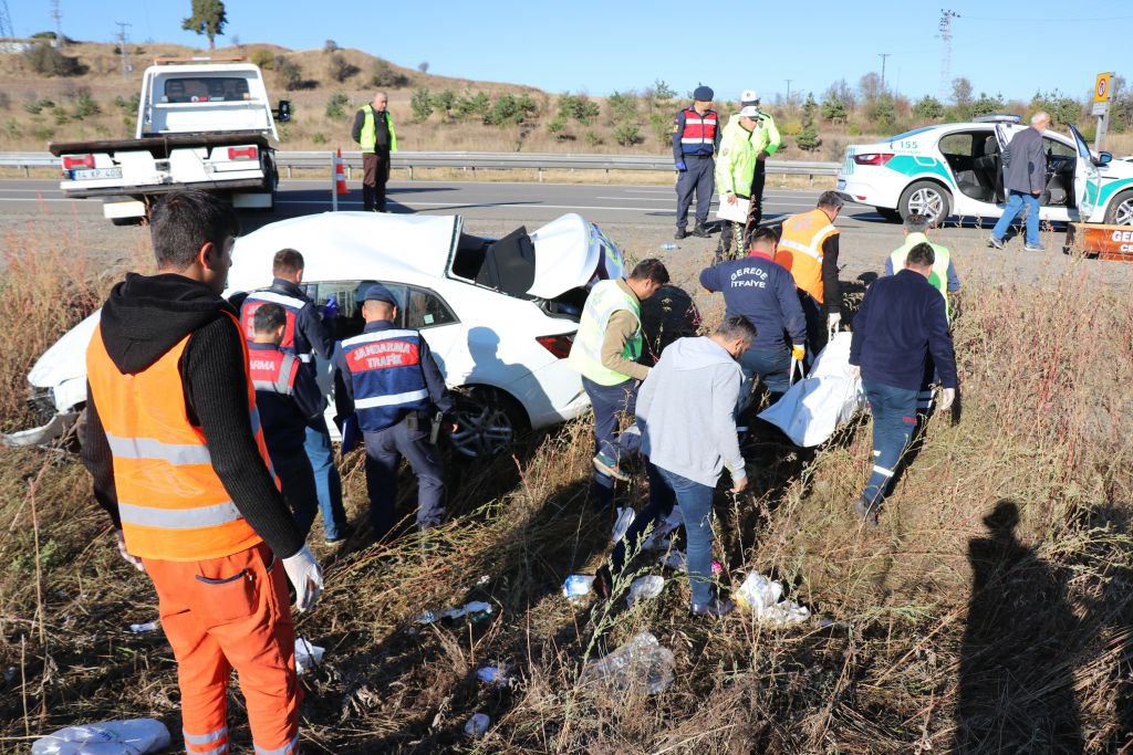 BOLU'DA YÜREK YAKAN KAZA