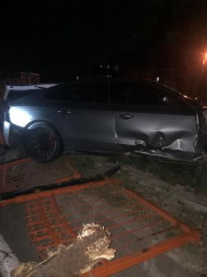 NECİP ÇARIKCI'NIN OĞLU KAZA YAPTI