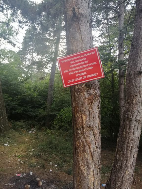 PİKNİKÇİ KİRLETTİ VATANDAŞ TEMİZLEDİ