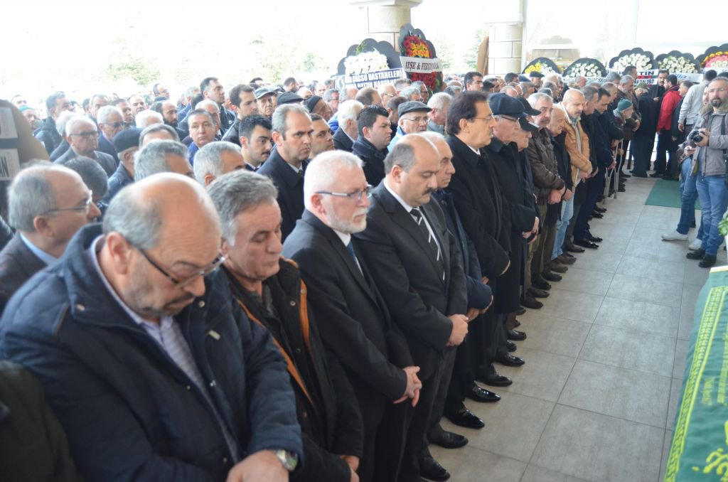 ŞERAFETTİN ERBAYRAM SON YOLCULUĞUNA UĞURLANDI