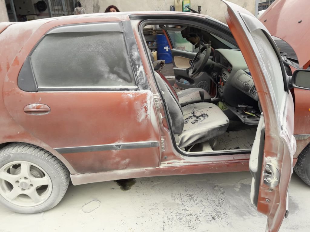 TAMİRHANEDE ALEV ALEV YANDI