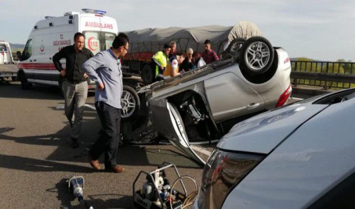 TIRA ÇARPARAK TAKLA ATTI