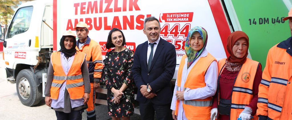 TÜRKİYE'DE BİR İLK 'TEMİZLİK AMBULANSI'