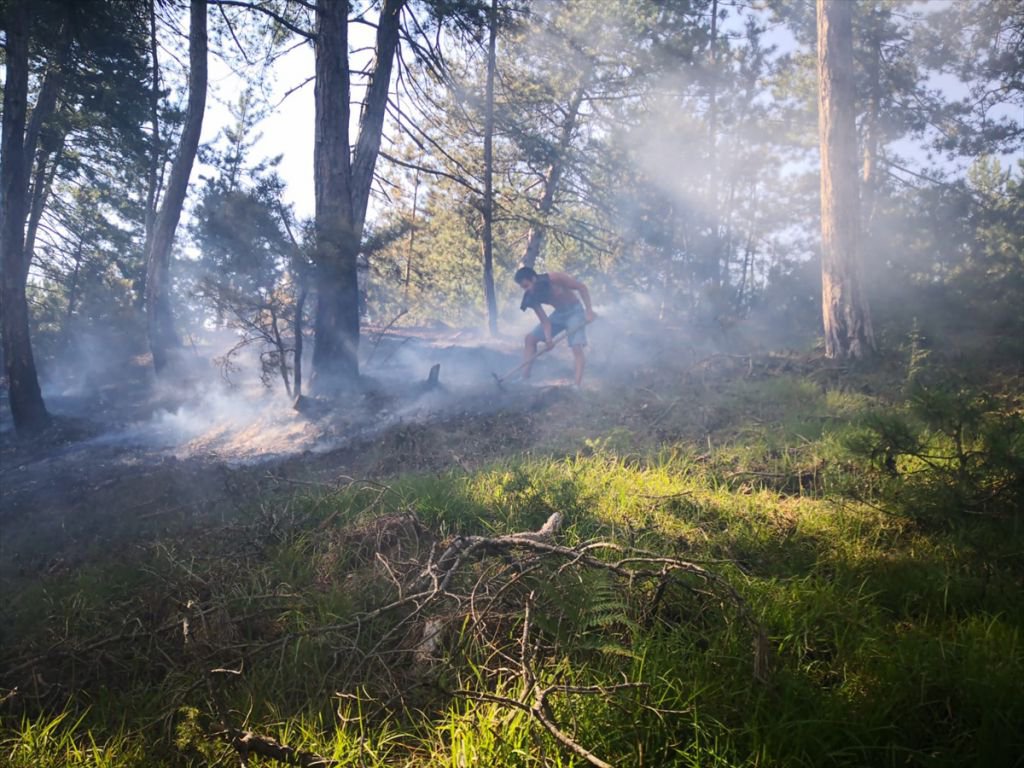 YANGIN PANİK YARATTI..