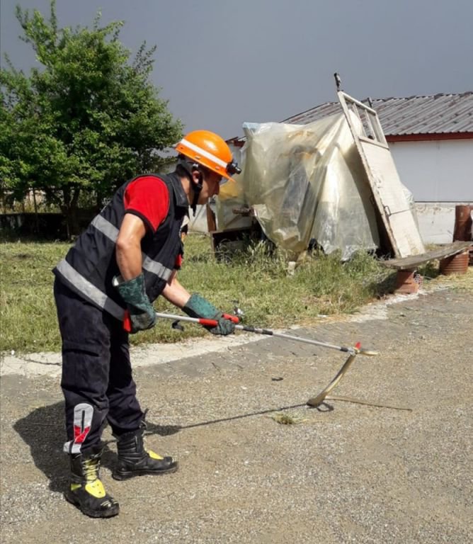 YILAN İŞYERİNE GİRDİ