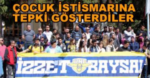 ÇOCUK İSTİSMARINA TEPKİ...