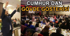 CUMHUR'DAN GÖVDE GÖSTERİSİ