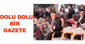 DOLU DOLU BİR GAZETE