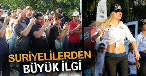 DANS GÖSTERİSİ YOĞUN İLGİ GÖRDÜ