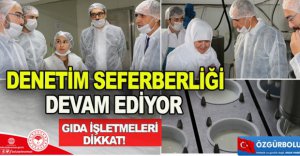 DENETİM SEFERBERLİĞİ DEVAM EDİYOR