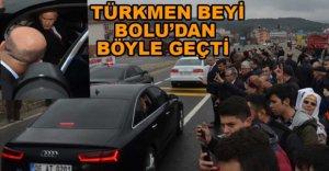 DEVLET BAHÇELİ BOLU'DAN BÖYLE GEÇTİ