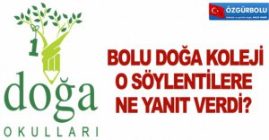 DOĞA KOLEJİ’NDEN O SÖYLENTİLERE YANIT