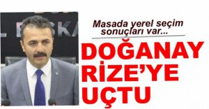 DOĞANAY RİZE'YE UÇTU...