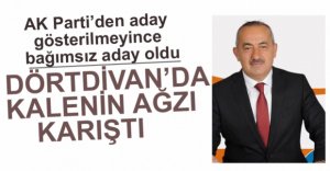 DÖRTDİVAN'DA KALENİN AĞZI KARIŞTI