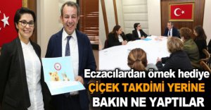 ECZACILARDAN ÖZCAN'A ZİYARET