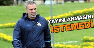 ERSUN YANAL YAYINLANMASINI İSTEMEDİ