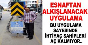 ESNAFTAN ALKIŞLANACAK UYGULAMA