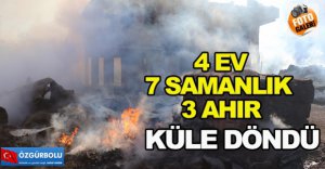 FECİ YANGINDA KÜLE DÖNDÜ