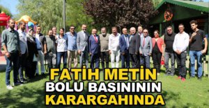 FATİH METİN'DEN CEMİYETE ZİYARET...