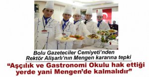 GAZETECİLER CEMİYETİNDEN MENGEN TEPKİSİ