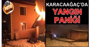 GECE SAATLERİNDE YANGIN PANİĞİ