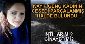 GENÇ KADININ CESEDİ PARÇALANMIŞ HALDE BULUNDU