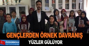 GENÇLERDEN ÖRNEK DAVRANIŞ