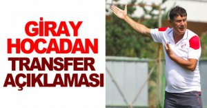 GİRAY BULAK’TAN TRANSFER AÇIKLAMASI