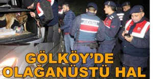 GÖLKÖY'DE OLAĞANÜSTÜ HAL!